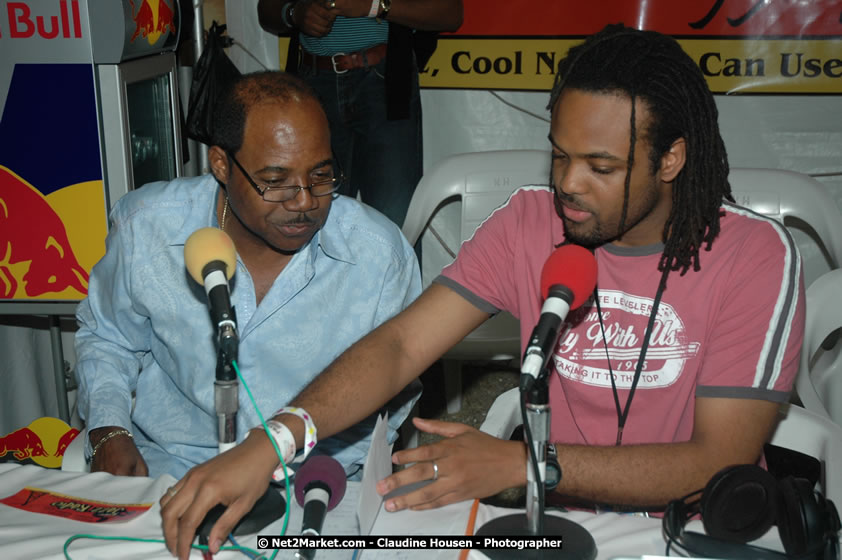 Minister of Tourism, Hon. Edmund Bartlett, and Director of Tourism, Basil Smith at the Air Jamaica Jazz and Blues Festival 2008 The Art of Music - Saturday, January 26, 2008 - Air Jamaica Jazz & Blues 2008 The Art of Music venue at the Aqaueduct on Rose Hall Resort & Counrty Club, Montego Bay, St. James, Jamaica W.I. - Thursday, January 24 - Saturday, January 26, 2008 - Photographs by Net2Market.com - Claudine Housen & Barry J. Hough Sr, Photographers - Negril Travel Guide, Negril Jamaica WI - http://www.negriltravelguide.com - info@negriltravelguide.com...!