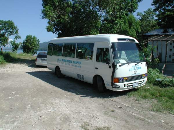 Class Arrives at Bluefields Peoples Community Association  - Negril Chamber of Commerce Community Guide Training Programme Photos - Negril Travel Guide, Negril Jamaica WI - http://www.negriltravelguide.com - info@negriltravelguide.com...!