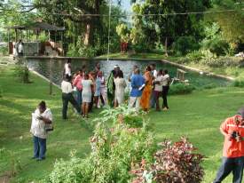 Waterworks Nature Preserve Pool - Negril Chamber of Commerce Community Guide Training Programme Photos - Negril Travel Guide, Negril Jamaica WI - http://www.negriltravelguide.com - info@negriltravelguide.com...!