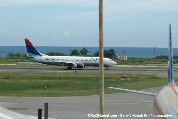 Delta Air Lines Inaugural Flight From New York's JFK Airport to Sangster International Airport, Montego Bay, Jamaica - June 9, 2007 - Sangster International Airport - Montego Bay, St James, Jamaica W.I. - MBJ Limited - Transforming Sangster International Airport into a world class facility - Photographs by Net2Market.com - Negril Travel Guide, Negril Jamaica WI - http://www.negriltravelguide.com - info@negriltravelguide.com...!