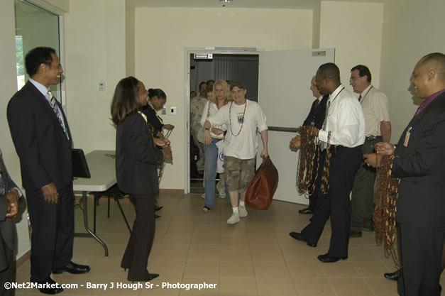 Delta Air Lines Inaugural Flight From New York's JFK Airport to Sangster International Airport, Montego Bay, Jamaica - June 9, 2007 - Sangster International Airport - Montego Bay, St James, Jamaica W.I. - MBJ Limited - Transforming Sangster International Airport into a world class facility - Photographs by Net2Market.com - Negril Travel Guide, Negril Jamaica WI - http://www.negriltravelguide.com - info@negriltravelguide.com...!