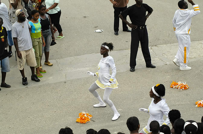 Grand Gala Parade @ Lucea - Portmore Pace Setters Marching Band - Hanover Homecoming Celebrations Photographs - Negril Travel Guide, Negril Jamaica WI - http://www.negriltravelguide.com - info@negriltravelguide.com...!