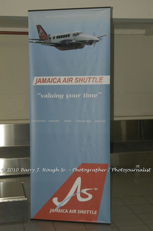 Jamaica Air Shuttle Launch @ MBJ Airports Limited, Wednesday, January 20, 2010, Sangster International Airport, Montego Bay, St. James, Jamaica W.I. - Photographs by Net2Market.com - Barry J. Hough Sr, Photographer/Photojournalist - The Negril Travel Guide - Negril's and Jamaica's Number One Concert Photography Web Site with over 40,000 Jamaican Concert photographs Published -  Negril Travel Guide, Negril Jamaica WI - http://www.negriltravelguide.com - info@negriltravelguide.com...!