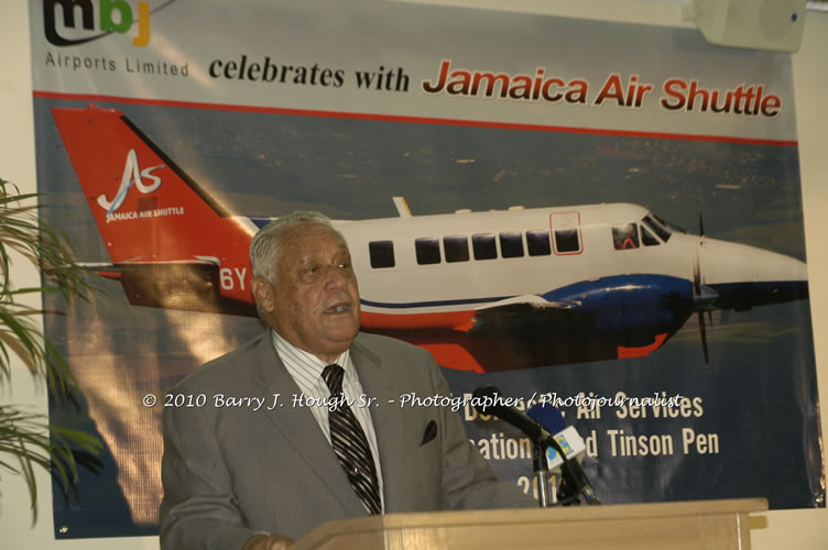 Jamaica Air Shuttle Launch @ MBJ Airports Limited, Wednesday, January 20, 2010, Sangster International Airport, Montego Bay, St. James, Jamaica W.I. - Photographs by Net2Market.com - Barry J. Hough Sr, Photographer/Photojournalist - The Negril Travel Guide - Negril's and Jamaica's Number One Concert Photography Web Site with over 40,000 Jamaican Concert photographs Published -  Negril Travel Guide, Negril Jamaica WI - http://www.negriltravelguide.com - info@negriltravelguide.com...!