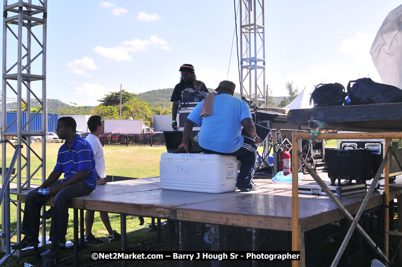 Preparations Continue [One Day To Go] at the Venue & Office - Jamaica Jazz and Blues Festival 2009 - Presented by Air Jamaica - Thursday, January 15, 2009 - Venue at the Aqueduct on Rose Hall Resort &amp; Country Club, Montego Bay, Jamaica - Thursday, January 22 - Saturday, January 24, 2009 - Photographs by Net2Market.com - Barry J. Hough Sr, Photographer/Photojournalist - Negril Travel Guide, Negril Jamaica WI - http://www.negriltravelguide.com - info@negriltravelguide.com...!