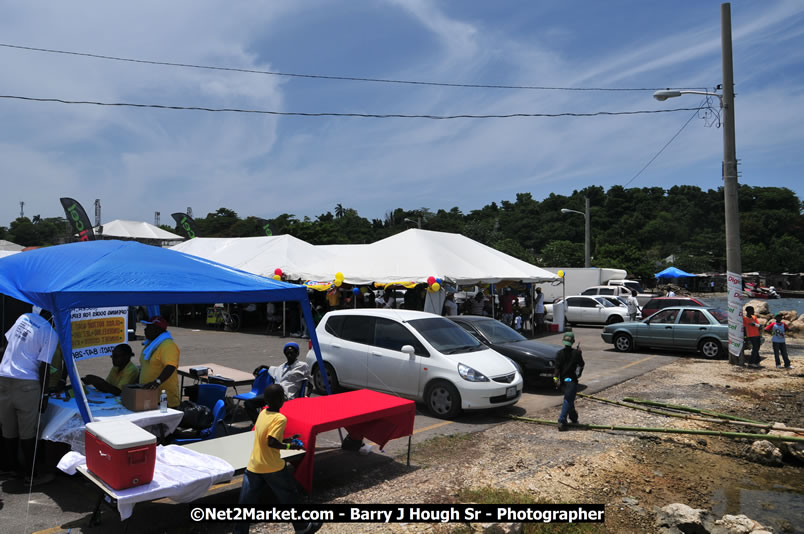 Lucea Cross the Harbour @ Lucea Car Park - All Day Event - Cross the Harbour Swim, Boat Rides, and Entertainment for the Family - Concert Featuring: Bushman, George Nooksl, Little Hero, Bushi One String, Dog Rice and many local Artists - Friday, August 1, 2008 - Lucea, Hanover Jamaica - Photographs by Net2Market.com - Barry J. Hough Sr. Photojournalist/Photograper - Photographs taken with a Nikon D300 - Negril Travel Guide, Negril Jamaica WI - http://www.negriltravelguide.com - info@negriltravelguide.com...!