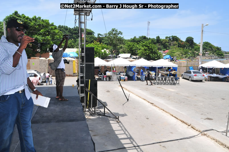 Lucea Cross the Harbour @ Lucea Car Park - All Day Event - Cross the Harbour Swim, Boat Rides, and Entertainment for the Family - Concert Featuring: Bushman, George Nooksl, Little Hero, Bushi One String, Dog Rice and many local Artists - Friday, August 1, 2008 - Lucea, Hanover Jamaica - Photographs by Net2Market.com - Barry J. Hough Sr. Photojournalist/Photograper - Photographs taken with a Nikon D300 - Negril Travel Guide, Negril Jamaica WI - http://www.negriltravelguide.com - info@negriltravelguide.com...!