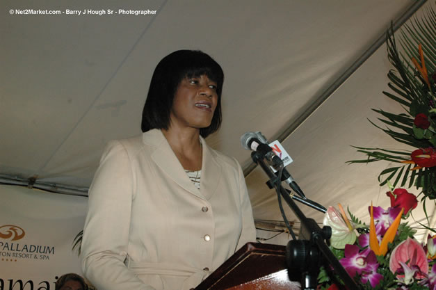 Palladium Hotels & Resorts - Groundbreaking of the 1600-Room Grand Palladium Lady Hamilton Resort & Spa and the Grand Palludium Jamaica Resort & Spa - Special Address: The Most Honorable Portia Simpson-Miller, O.N., M.P., Prime Minister of Jamaica - The Point, Lucea, Hanover, Saturday, November 11, 2006 @ 2:00 pm - Negril Travel Guide, Negril Jamaica WI - http://www.negriltravelguide.com - info@negriltravelguide.com...!