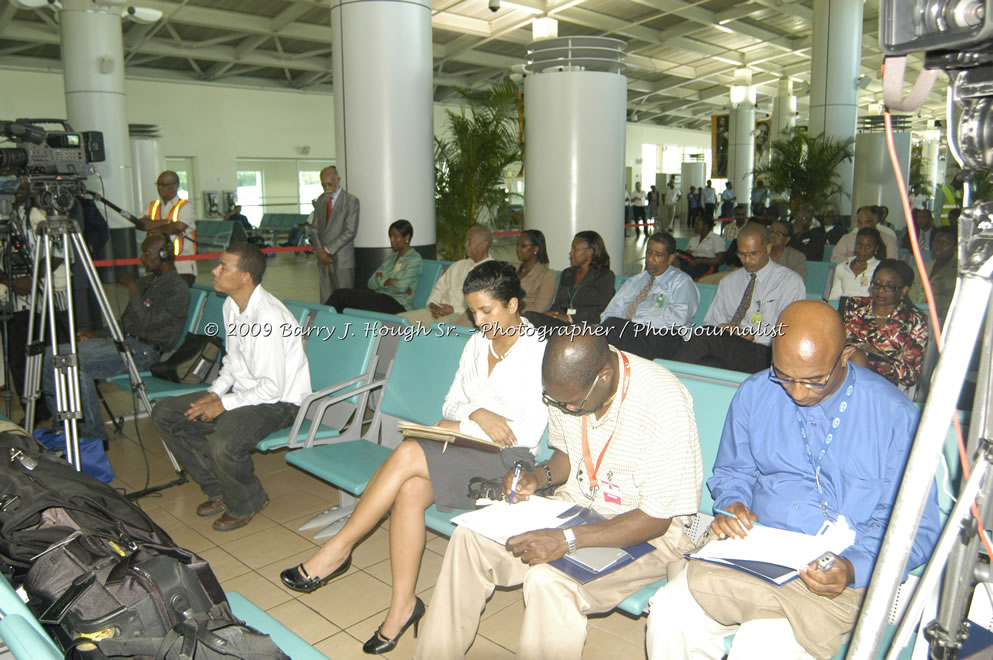  British Airways Inaugurates New Scheduled Service from London Gatwick Airport to Sangster International Airport, Montego Bay, Jamaica, Thursday, October 29, 2009 - Photographs by Barry J. Hough Sr. Photojournalist/Photograper - Photographs taken with a Nikon D70, D100, or D300 - Negril Travel Guide, Negril Jamaica WI - http://www.negriltravelguide.com - info@negriltravelguide.com...!