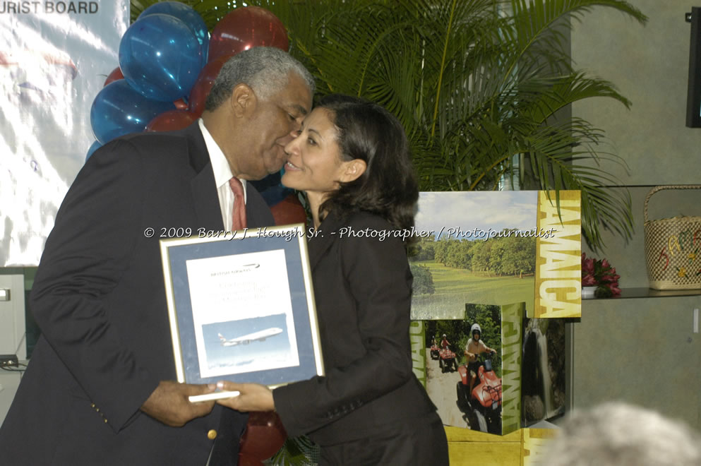  British Airways Inaugurates New Scheduled Service from London Gatwick Airport to Sangster International Airport, Montego Bay, Jamaica, Thursday, October 29, 2009 - Photographs by Barry J. Hough Sr. Photojournalist/Photograper - Photographs taken with a Nikon D70, D100, or D300 - Negril Travel Guide, Negril Jamaica WI - http://www.negriltravelguide.com - info@negriltravelguide.com...!