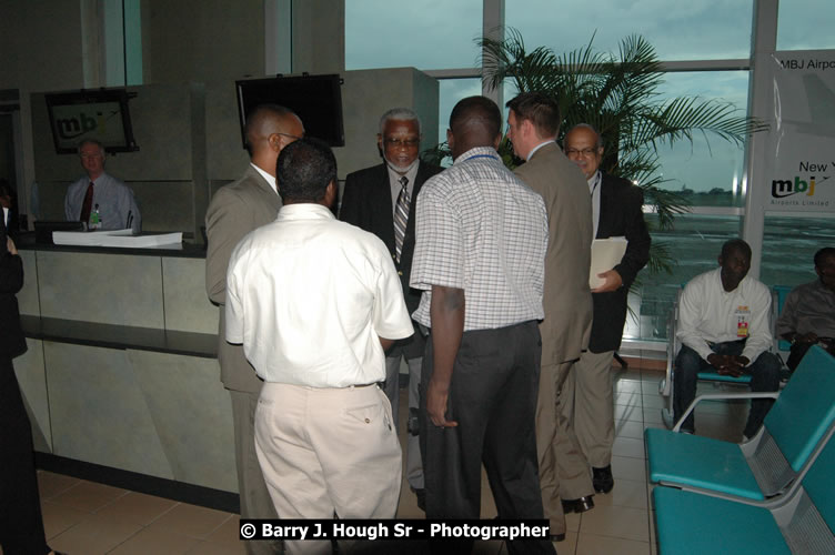 JetBue Airways' Inaugural Air Service between Sangster International Airport, Montego Bay and John F. Kennedy Airport, New York at MBJ Airports Sangster International Airport, Montego Bay, St. James, Jamaica - Thursday, May 21, 2009 - Photographs by Net2Market.com - Barry J. Hough Sr, Photographer/Photojournalist - Negril Travel Guide, Negril Jamaica WI - http://www.negriltravelguide.com - info@negriltravelguide.com...!