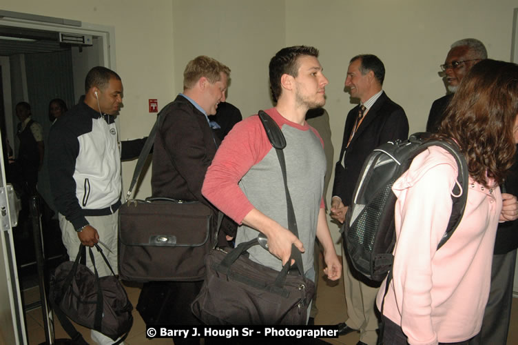 JetBue Airways' Inaugural Air Service between Sangster International Airport, Montego Bay and John F. Kennedy Airport, New York at MBJ Airports Sangster International Airport, Montego Bay, St. James, Jamaica - Thursday, May 21, 2009 - Photographs by Net2Market.com - Barry J. Hough Sr, Photographer/Photojournalist - Negril Travel Guide, Negril Jamaica WI - http://www.negriltravelguide.com - info@negriltravelguide.com...!