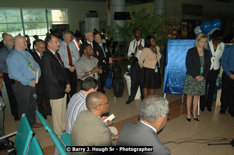 JetBue Airways' Inaugural Air Service between Sangster International Airport, Montego Bay and John F. Kennedy Airport, New York at MBJ Airports Sangster International Airport, Montego Bay, St. James, Jamaica - Thursday, May 21, 2009 - Photographs by Net2Market.com - Barry J. Hough Sr, Photographer/Photojournalist - Negril Travel Guide, Negril Jamaica WI - http://www.negriltravelguide.com - info@negriltravelguide.com...!