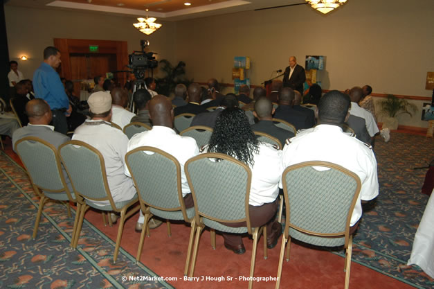 Red Cap Porters Awards - Minister of Tourism, Hon. Edmund Bartlett - Director of Tourism, Basil Smith - Friday, December 14, 2007 - Holiday Inn Sunspree, Montego Bay, Jamaica W.I. - Photographs by Net2Market.com - Barry J. Hough Sr, Photographer - Negril Travel Guide, Negril Jamaica WI - http://www.negriltravelguide.com - info@negriltravelguide.com...!