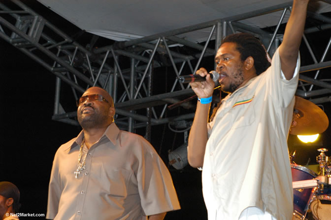 Josey Wales & Charlie Chaplin - Red Stripe Reggae Sumfest 2005 - Rockers Night - July 20th, 2005 - Negril Travel Guide, Negril Jamaica WI - http://www.negriltravelguide.com - info@negriltravelguide.com...!