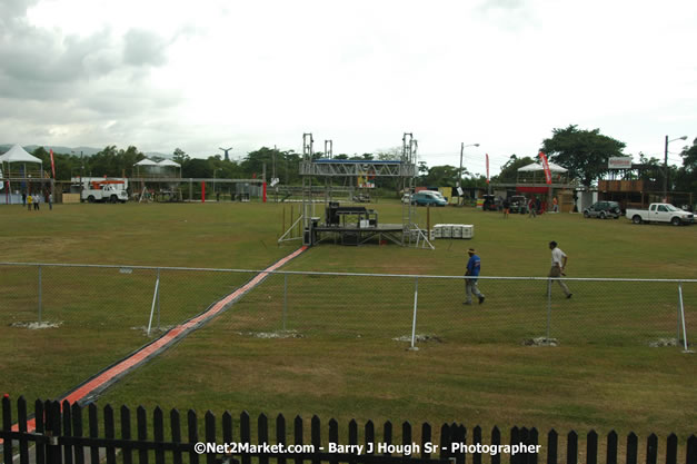 Venue Under Construction - Wednesday, July 18, 2007 - Red Stripe Reggae Sumfest at Catherine Hall, Montego Bay, St Jamaica, Jamaica W.I. - Negril Travel Guide.com, Negril Jamaica WI - http://www.negriltravelguide.com - info@negriltravelguide.com...!