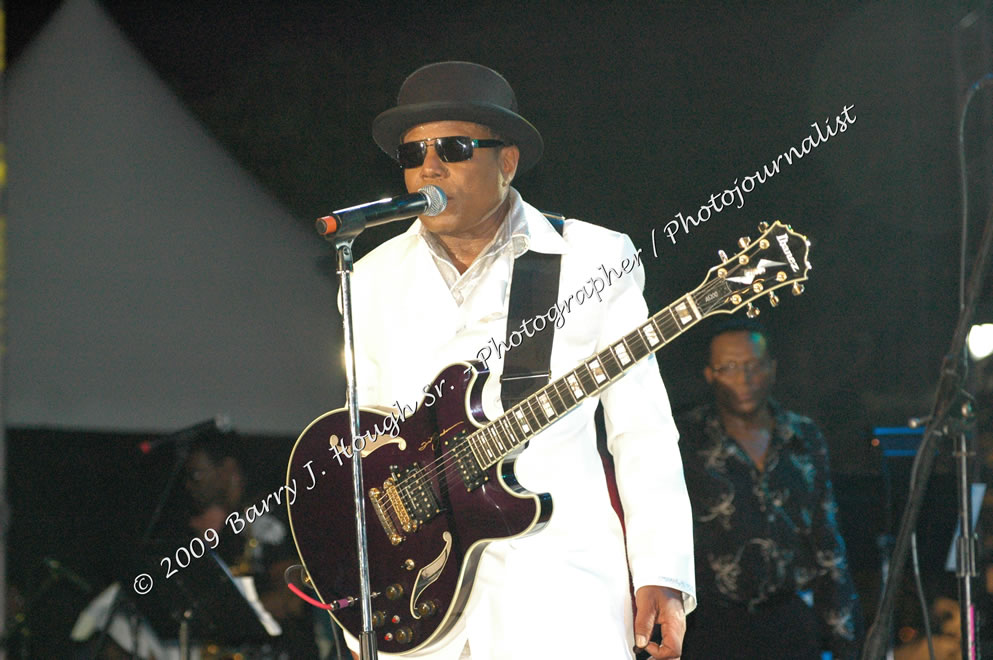 Tito Jackson @ Reggae Sumfest 2009 - International Night 2 - Tito Jackson, brother of the late King of Pop Michael Jackson performed live at Reggae Sumfest 2009. Reggae Sumfest 2009,Catherine Hall, Montego Bay, St. James, Jamaica W.I. - Saturday, July 25, 2009 - Reggae Sumfest 2009, July 19 - 25, 2009 - Photographs by Net2Market.com - Barry J. Hough Sr. Photojournalist/Photograper - Photographs taken with a Nikon D70, D100, or D300 - Negril Travel Guide, Negril Jamaica WI - http://www.negriltravelguide.com - info@negriltravelguide.com...!