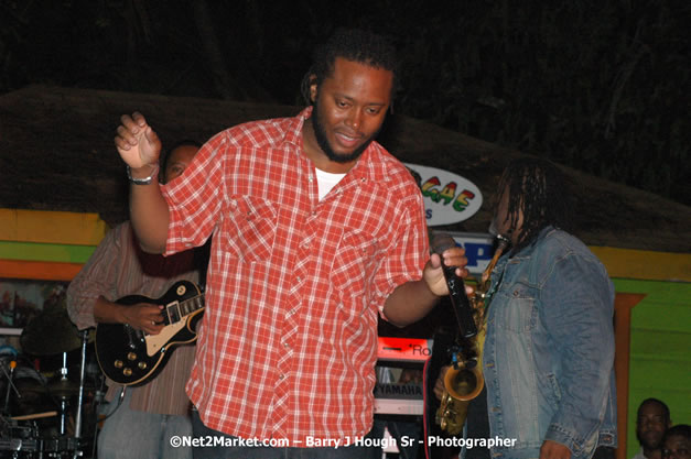 Tarrus Riley, Jimmy Riley, and Dwayne Stephensen - Money Cologne Promotions in association with "British Link Up" presents Summer Jam featuring She's Royal Tarrus Riley & Jimmy Riley - Plus Ras Slick, Sham Dawg, and Whiskey Bagio @ Roots Bamboo, Norman Manley Boulevard, Negril, Jamaica W.I. - Backed up Dean Fraser & The Hurricanne Band - MC Barry G and Rev. BB - July 25, 2007 - Negril Travel Guide.com, Negril Jamaica WI - http://www.negriltravelguide.com - info@negriltravelguide.com...!