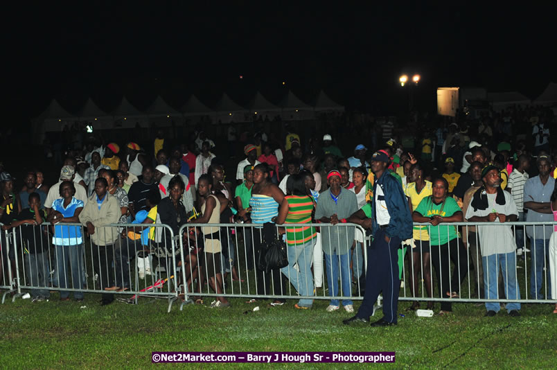 Usain Bolt of Jamaica - The Fastest Man In The World  - Usain Bolt Homecoming Celebrations Concert at the William Knibb High School Play Field, Trelawny - Ice, Ding Dong, Ravers Clavers, D'Angel, Voicemail, RDX and Dancers, Wayne Marshall, Tammi Chynn, Bugle, Nero, Tanya Stephens, Richie Spice, Kip Rich,and Shaggy - Photographs by Net2Market.com - Barry J. Hough Sr. Photojournalist/Photograper - Photographs taken with a Nikon D300 - Negril Travel Guide, Negril Jamaica WI - http://www.negriltravelguide.com - info@negriltravelguide.com...!