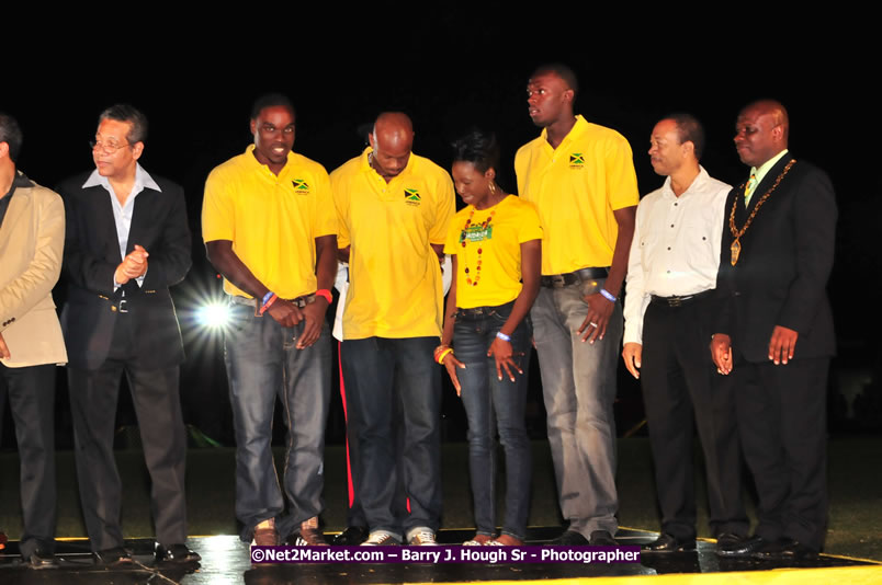 Jamaica's Athletes Celebration - Western Olympics Sports Gala & Trelawny Homecoming - Wednesday, October 8, 2008 - Photographs by Net2Market.com - Barry J. Hough Sr. Photojournalist/Photograper - Photographs taken with a Nikon D300 - Negril Travel Guide, Negril Jamaica WI - http://www.negriltravelguide.com - info@negriltravelguide.com...!